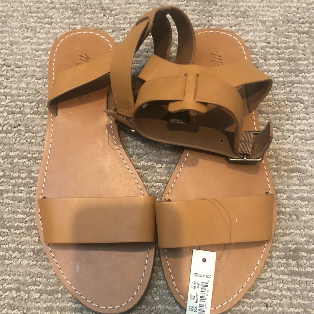 Madewell Tan Sandals Size 9 NWT